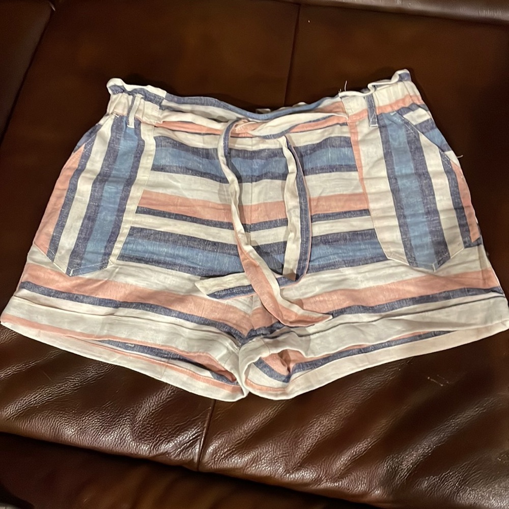 Striped summer shorts